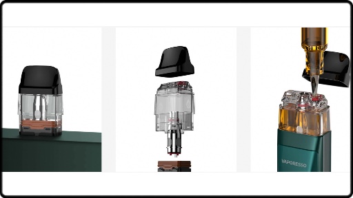 Les cartouches du pod Xros Pro